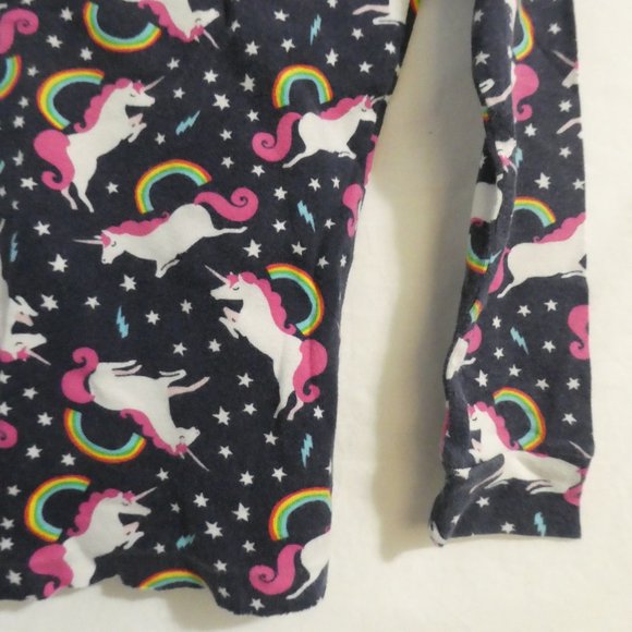 CARTER'S | size 12 | Unicorn and Rainbow Print Pajama Long Sleeve Shirt - Picture 15 of 15